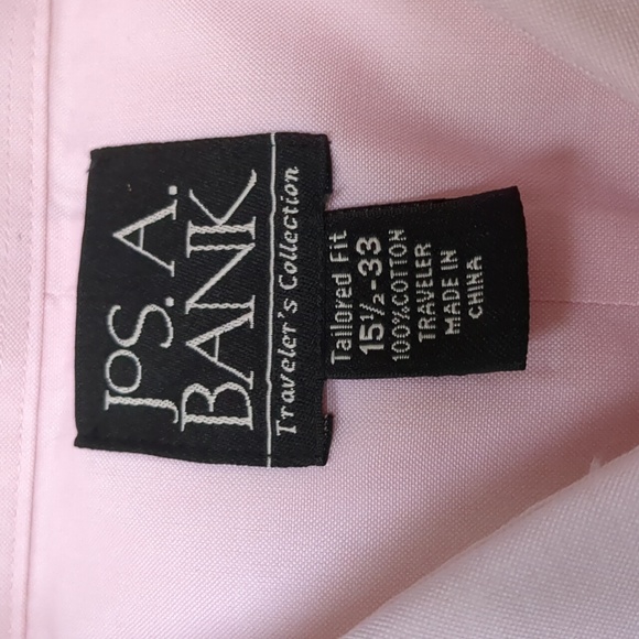Joseph A Bank NWT no iron cotton  Tailored Fit Shirt - Picture 5 of 6